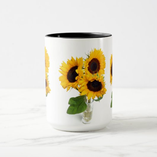 Mooie Mok van de Koffiebeker Zonnebloemen (Midden)
