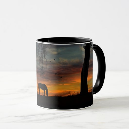 Mooie Mok van het Zuidwestelijk Horse Koffee (Voorkant rechts)