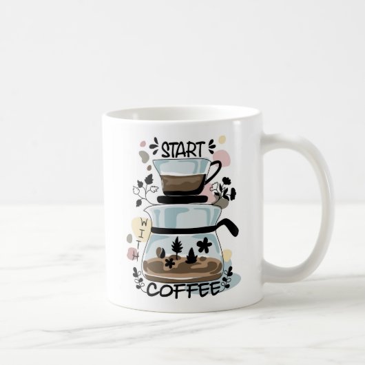 Mooie mok voor koffie  (Rechts)
