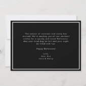 Mooie Moment Halloween Fotocollage Kaart (Achterkant)