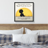 Mooie momenten canvas afdruk (Insitu (Slaapkamer))