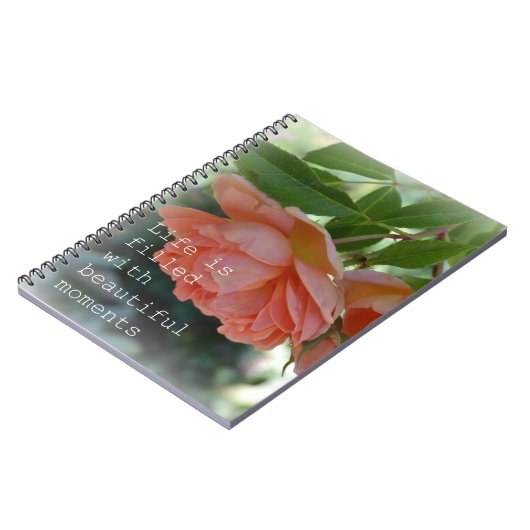 Mooie momenten Rozen Journal-laptop Notitieboek (Linkerzijde)