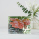 Mooie momenten Rozen Post Kaart (Staand voorkant)