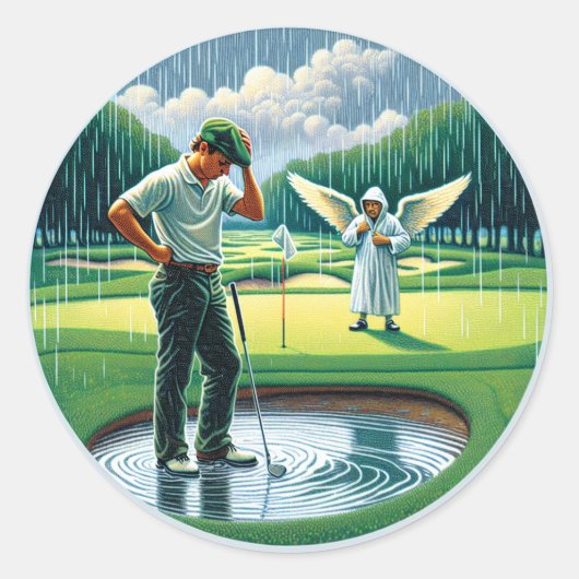 Mooie momenten vastgelegd door verbluffende Sticke Ronde Sticker (Voorkant)