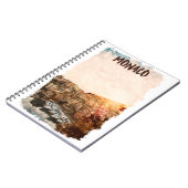 Mooie Monaco zonsondergang schilderij Notitieboek (Linkerzijde)