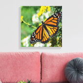 Mooie Monarch Butterfly Canvas Afdruk (Insitu (Woonkamer))