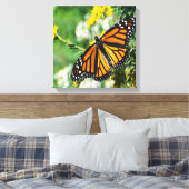 Mooie Monarch Butterfly Canvas Afdruk (Insitu (Slaapkamer))
