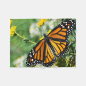 Mooie Monarch Butterfly Fleece Deken (Voorkant (Horizontaal))