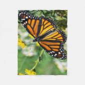 Mooie Monarch Butterfly Fleece Deken (Voorkant)