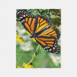Mooie Monarch Butterfly Fleece Deken
