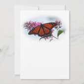 Mooie Monarch Butterfly Foto Afstuderen Kaart (Achterkant)