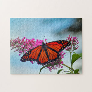 Mooie Monarch Butterfly foto Legpuzzel