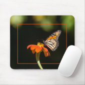 Mooie Monarch Butterfly Muismat (Met muis)