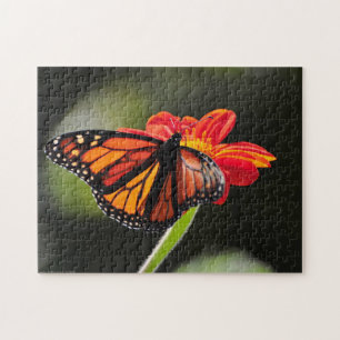Mooie Monarch Butterfly - Puzzle Legpuzzel
