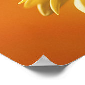 Mooie Monboogvlinder op een ventilatordruk Poster (Hoek)