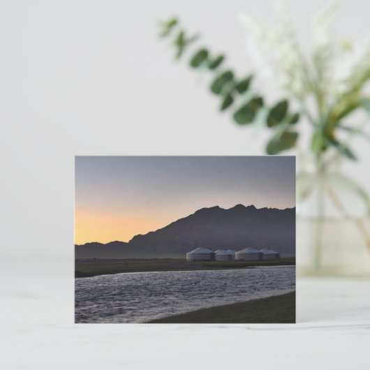 Mooie Mongolië Briefkaart (Staand voorkant)