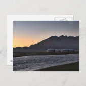 Mooie Mongolië Briefkaart (Voorkant / Achterkant)