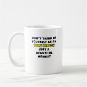 Mooie Monkey Funny Mug Humor Koffiemok (Links)