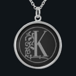 Mooie Monogram Letter K Moederdag, Birthday Sterling Zilver Ketting<br><div class="desc">Ze zal van dit sterling Silver Pendant Ketting houden met haar Monogram! Mooie Monogram Letter K Kies Grootte, Stijl en Metaal Finish Moederdag, Birthday, Verloving, Bridesmaid Gift Idea! Mooie juwelen voor haar! Onthoud mama, zuster, dochter, tante, nicht, Vriendin, oma, vrouw en vrienden! Bekijk meer Monogram Magische Gifts bij VanOmmeren op...</div>