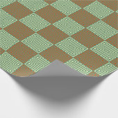 Mooie Monogram Premium Love Bruiloftsdouche Cadeaupapier (Hoek)