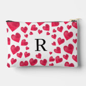 Mooie Monogram Valentijnsdag Harten Etui (Achterkant)