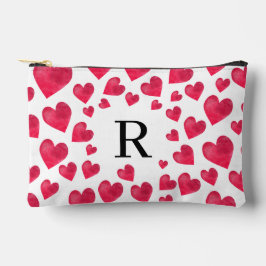Mooie Monogram Valentijnsdag Harten Etui