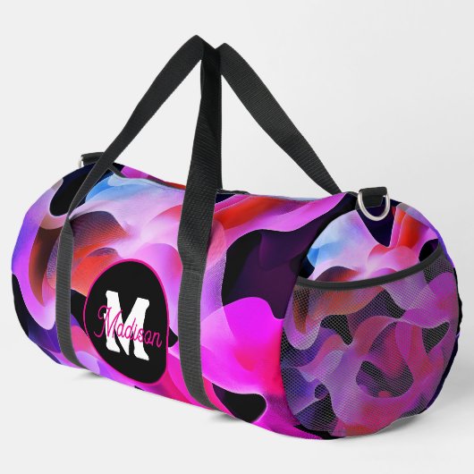 Mooie monogrammed duffel tas (Rechterhoek)