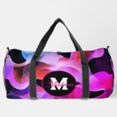 Mooie monogrammed duffel tas (Achterkant)