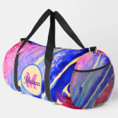 Mooie monogrammed duffel tas (Rechterhoek)