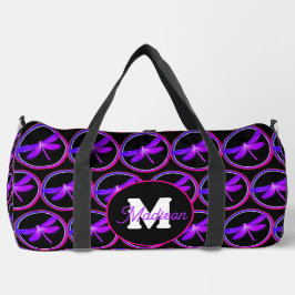 Mooie monogrammed duffel tas