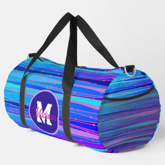 Mooie monogrammed duffel tas (Rechterhoek)
