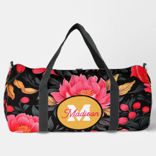 Mooie monogrammed duffel tas
