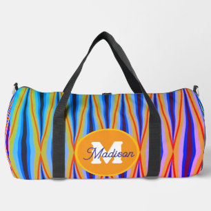 Mooie monogrammed duffel tas