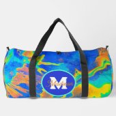 Mooie monogrammed duffel tas (Achterkant)