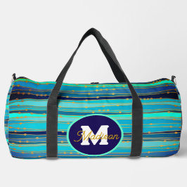 Mooie monogrammed duffel tas