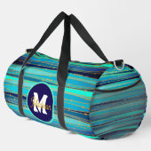 Mooie monogrammed duffel tas (Rechterhoek)