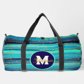 Mooie monogrammed duffel tas (Achterkant)