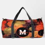 Mooie monogrammed duffel tas (Achterkant)