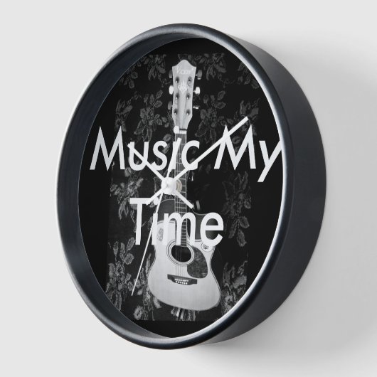 Mooie mooie Afrikaanse Gitaar Grijswaarden Motief  (Hoek)