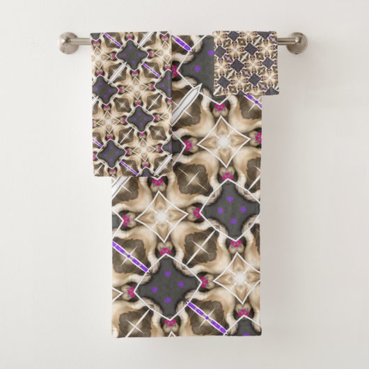 Mooie mooie Afrikaanse Serengeti Splendor vector Bad Handdoek (Insitu)