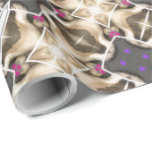 Mooie mooie Afrikaanse Serengeti Splendor vector Cadeaupapier (Rol Hoek)