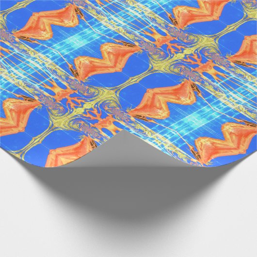 Mooie mooie Afrikaanse Tribal Print vectorkunst Cadeaupapier (Hoek)