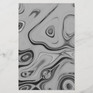 Mooie mooie Ash Grey textuur Kleur Art Print Briefpapier