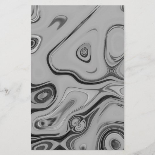 Mooie mooie Ash Grey textuur Kleur Art Print Briefpapier (Voorkant)