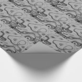 Mooie mooie Ash Grey textuur Kleur Art Print Cadeaupapier (Hoek)