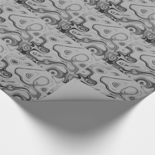 Mooie mooie Ash Grey textuur Kleur Art Print Cadeaupapier (Hoek)