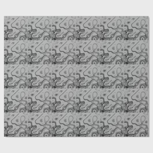 Mooie mooie Ash Grey textuur Kleur Art Print Cadeaupapier (Vlak)