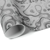 Mooie mooie Ash Grey textuur Kleur Art Print Cadeaupapier (Rol Hoek)