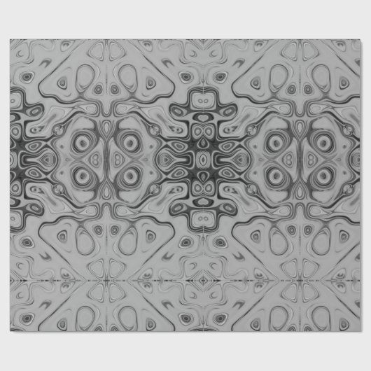 Mooie mooie Ash Grey textuur Kleur Art Print Cadeaupapier (Vlak)