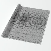 Mooie mooie Ash Grey textuur Kleur Art Print Cadeaupapier (Uitgerold)